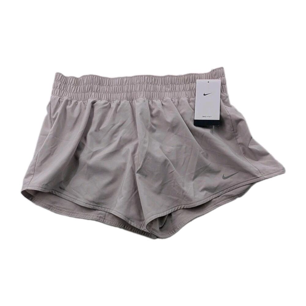 Nike One Women's Dri-FIT Mid-Rise 3 Brief-Lined Shorts DX6010-019 Violet large